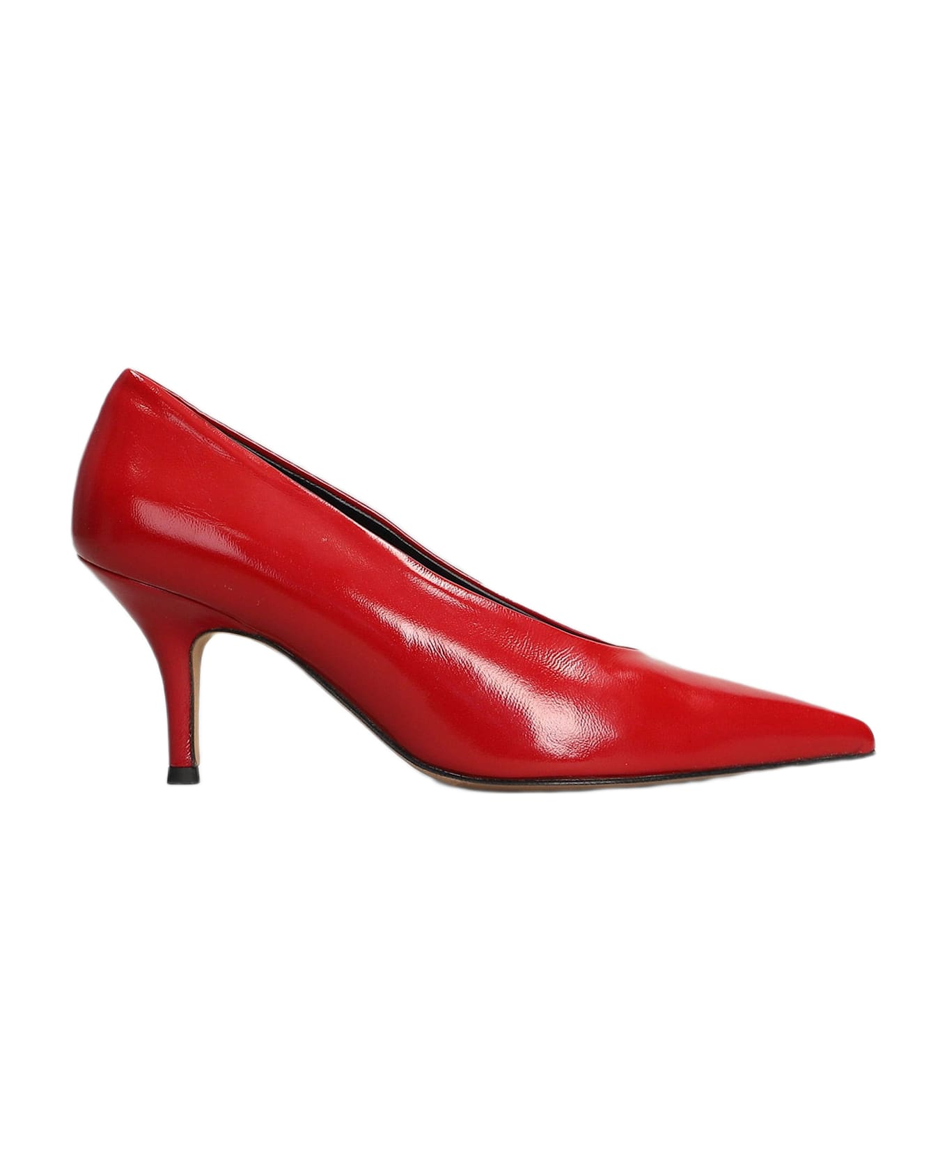 The Seller Pumps In Red Leather - red
