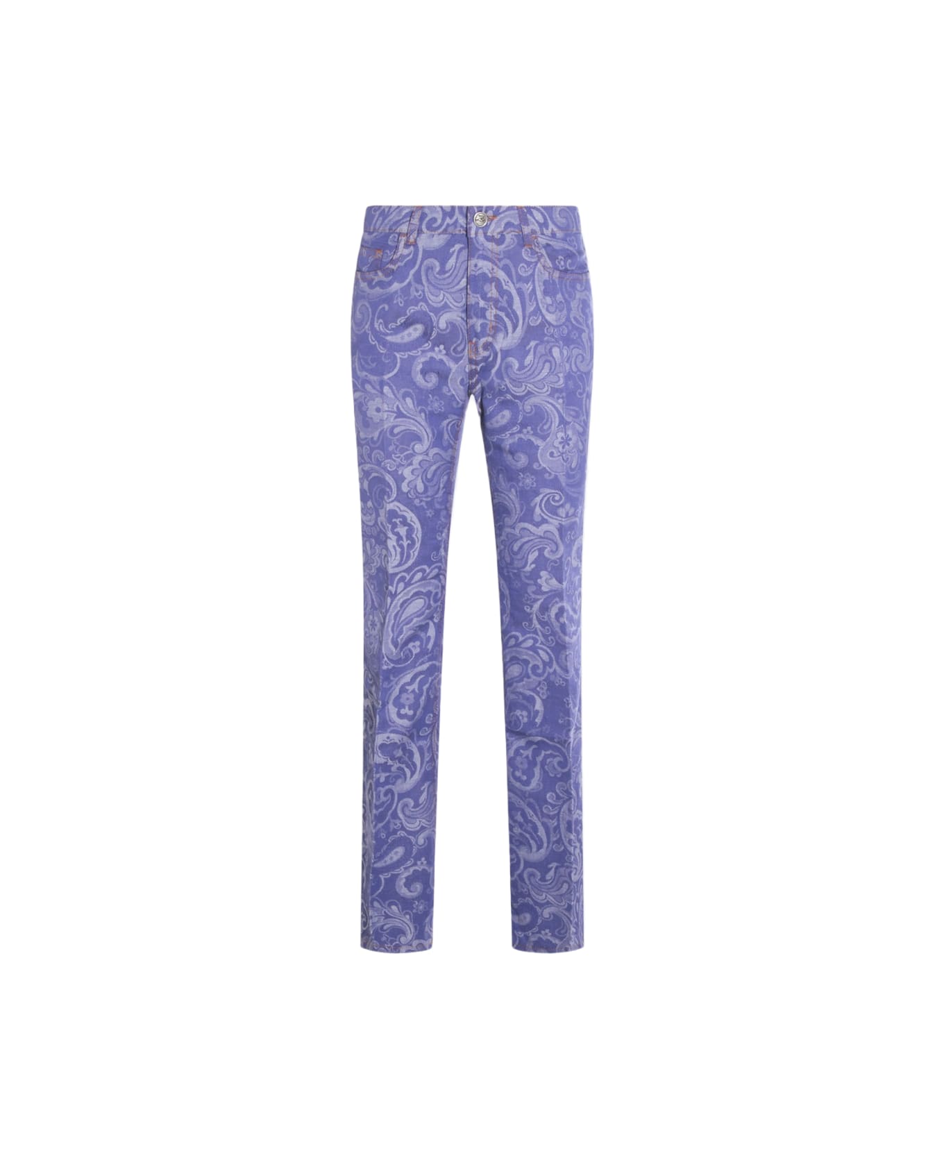 Etro Blue Cotton Denim Jeans - Blue