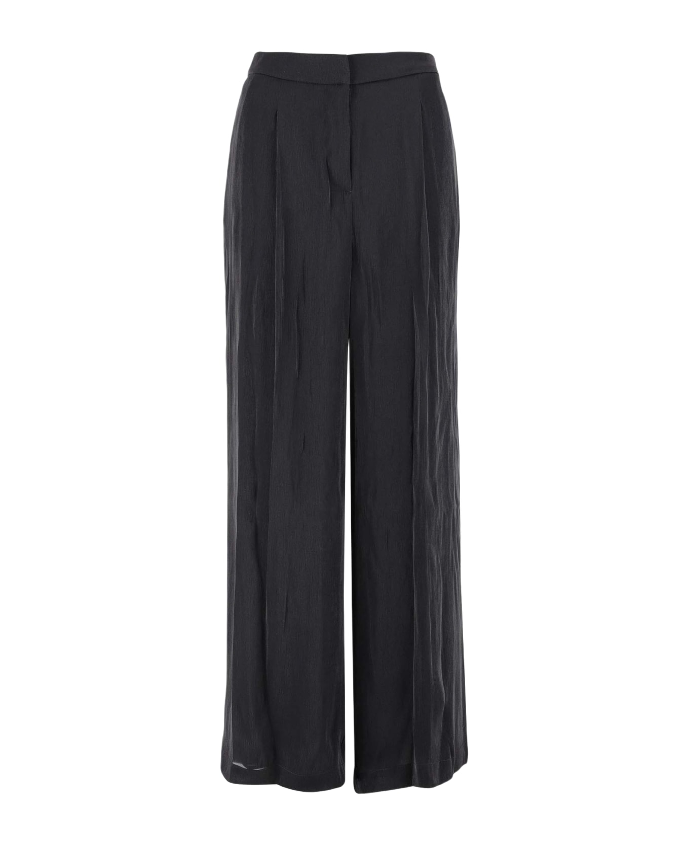 Michael Kors Wide Straight Trousers - Black ボトムス