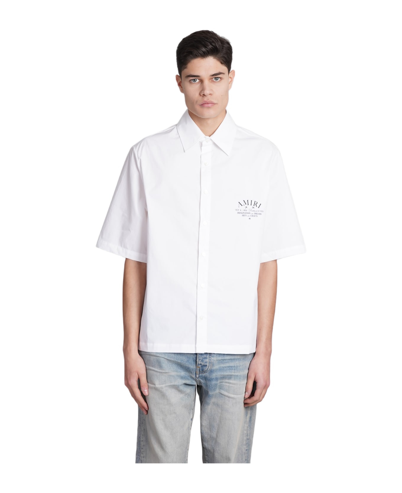 AMIRI Shirt In White Cotton - white