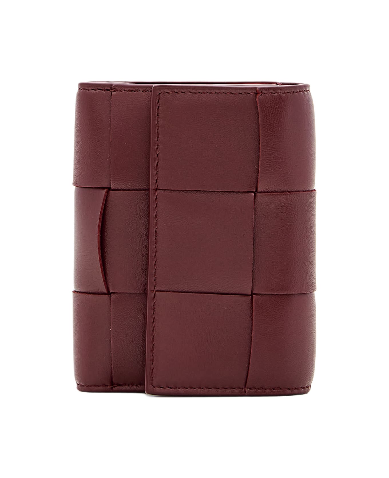 Bottega Veneta Cassette Tri-fold Wallet - Red