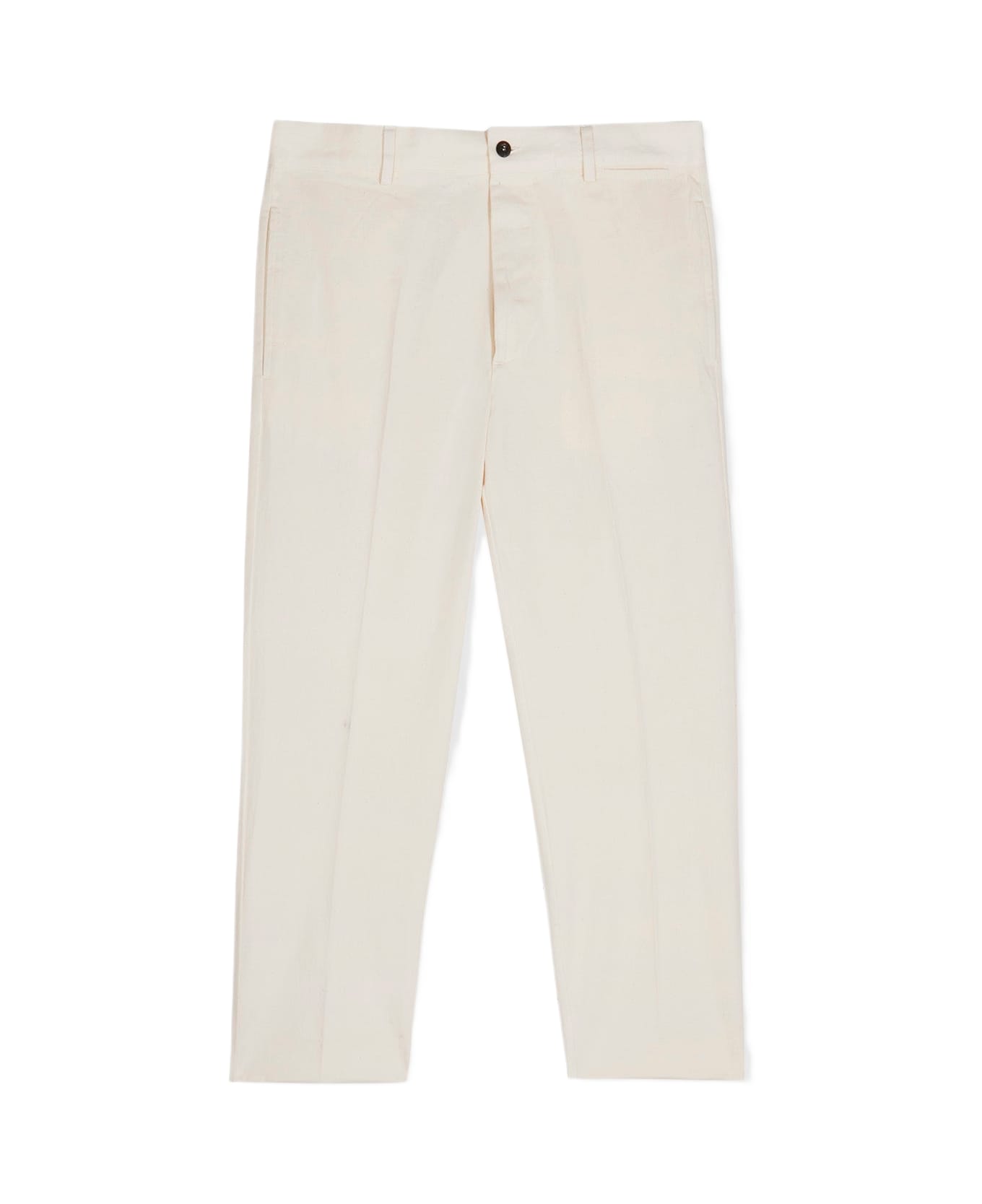 doppiaa Aaugusto Straight-leg Cotton Trousers
