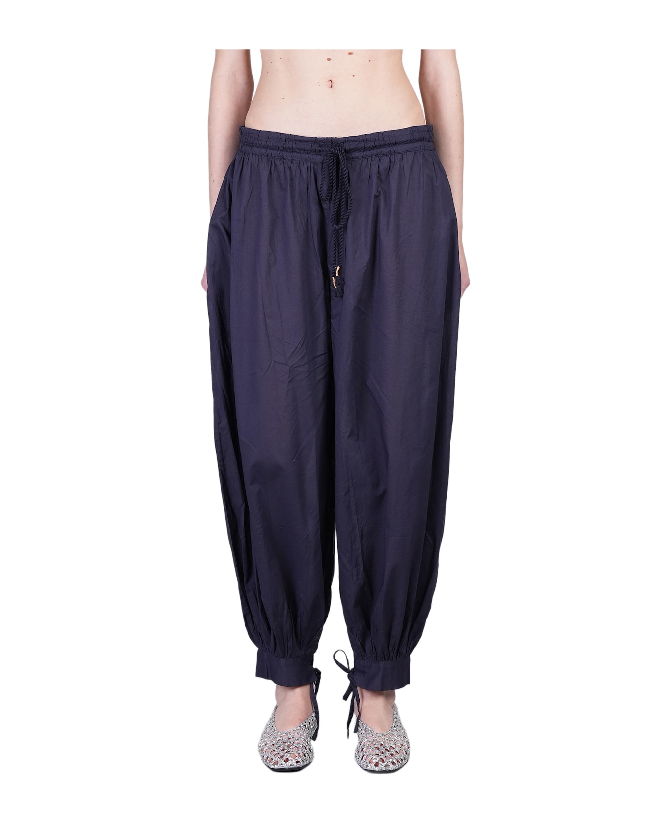 Antik Batik Mirabel Pants In Blue Cotton - blue