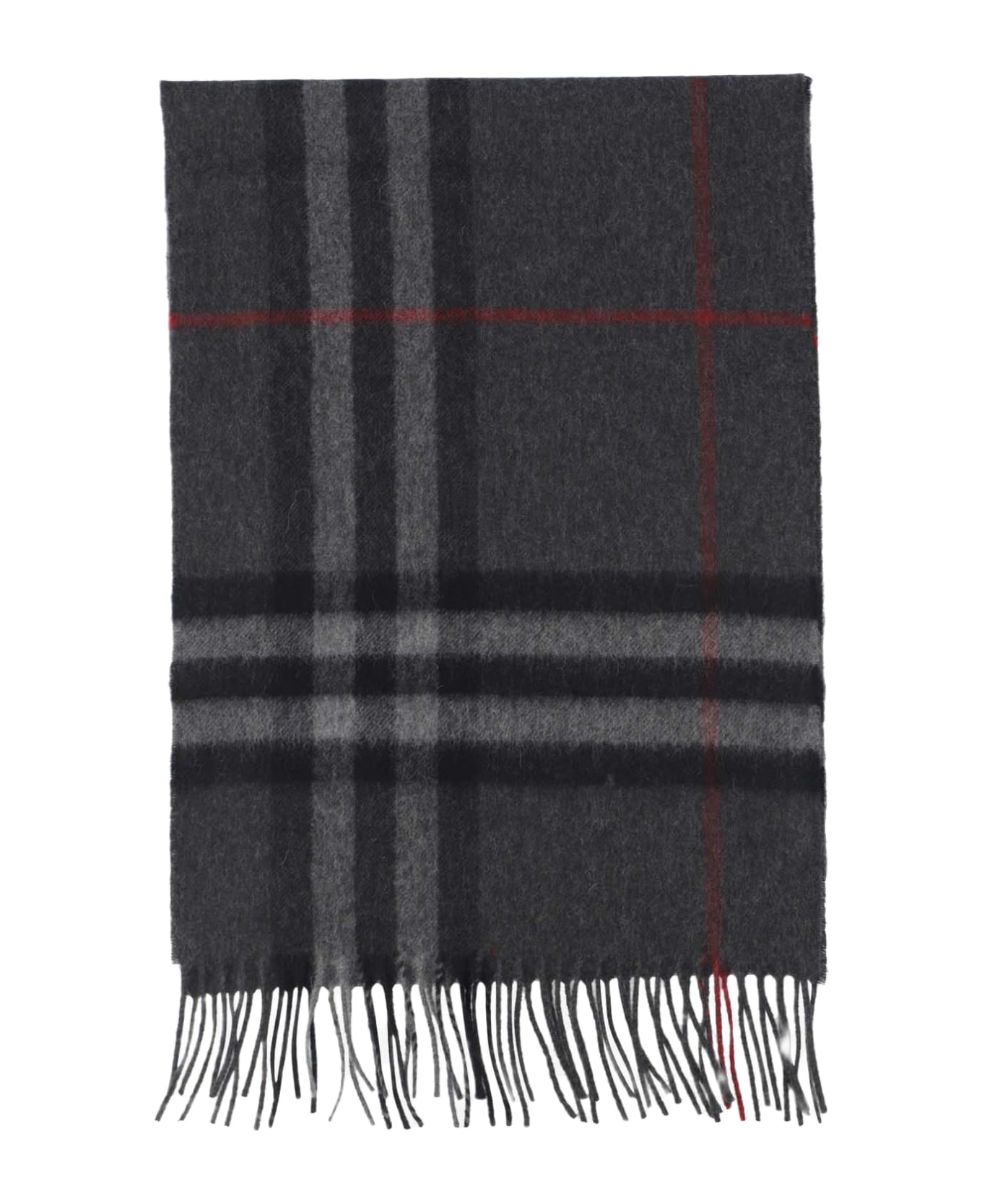 Burberry Check Scarf - Charcoal