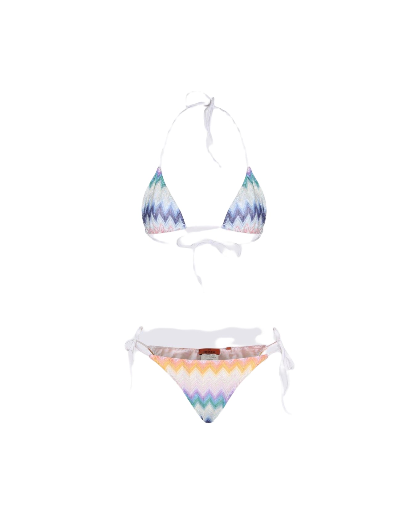 Missoni Faded Zigzag Two-piece Bikini Set - White スウェットパンツ