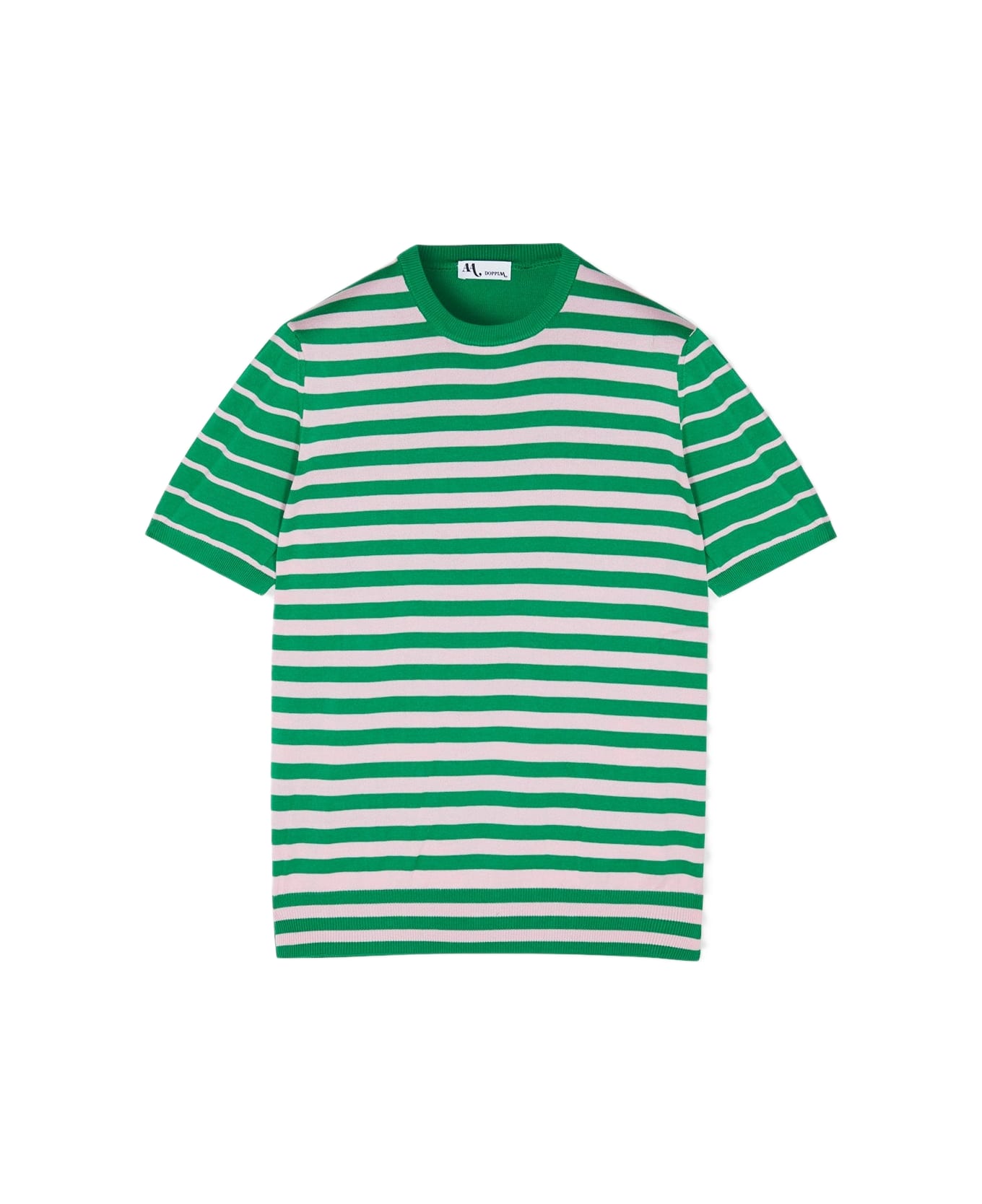 doppiaa Aalfeo Striped Knitted Tshirt