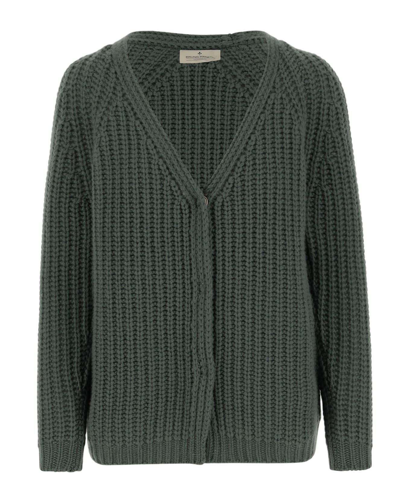 Bruno Manetti Cashmere Cardigan - Green