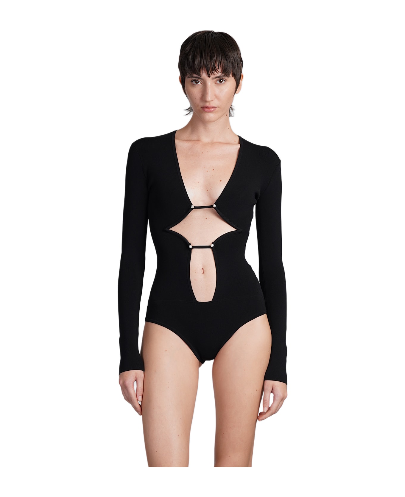 Christopher Esber Body In Black Viscose - black
