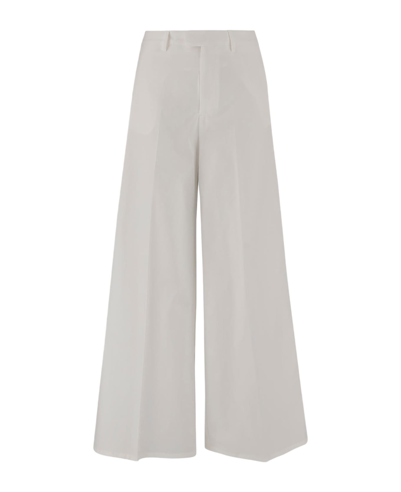 Berwich Nina Stretch Cotton Blend Pants - White