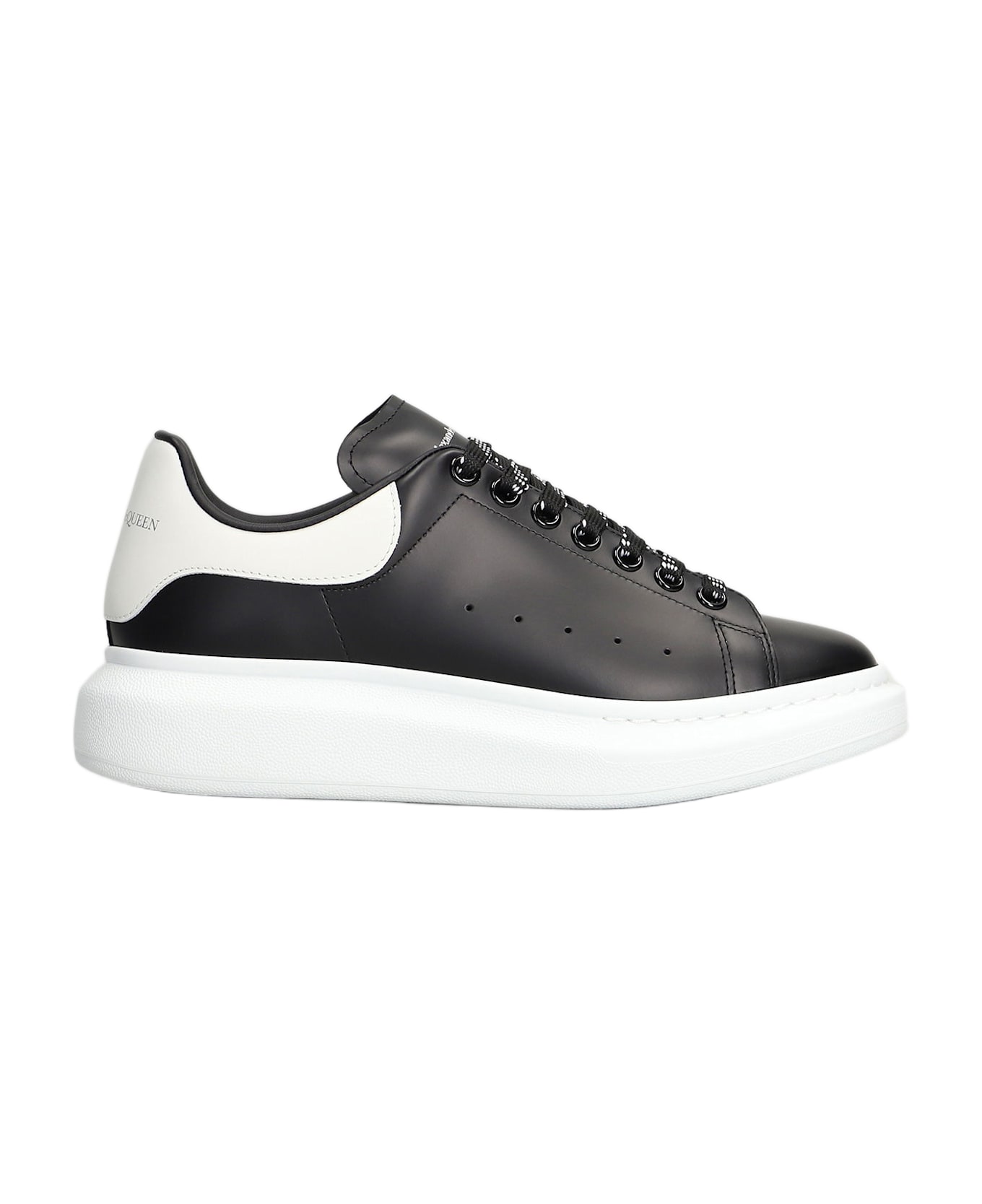 Alexander McQueen Oversize Sneak Sneakers In Black Leather - black