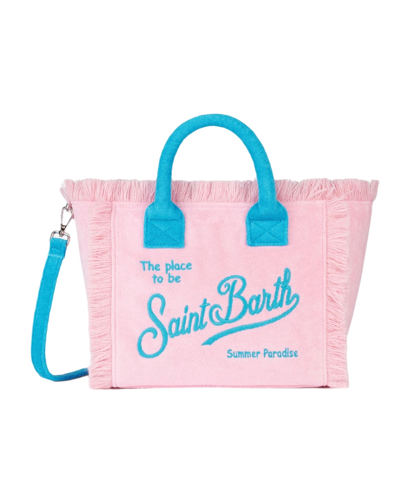 MC2 Saint Barth Pink Terry Colette Sponge Handbag | italist