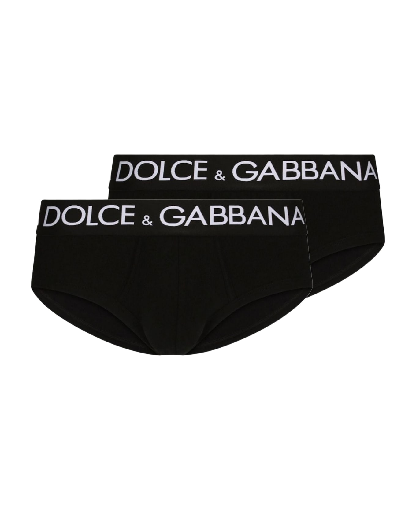 Dolce 
Gabbana Black Cotton Underwear - Black