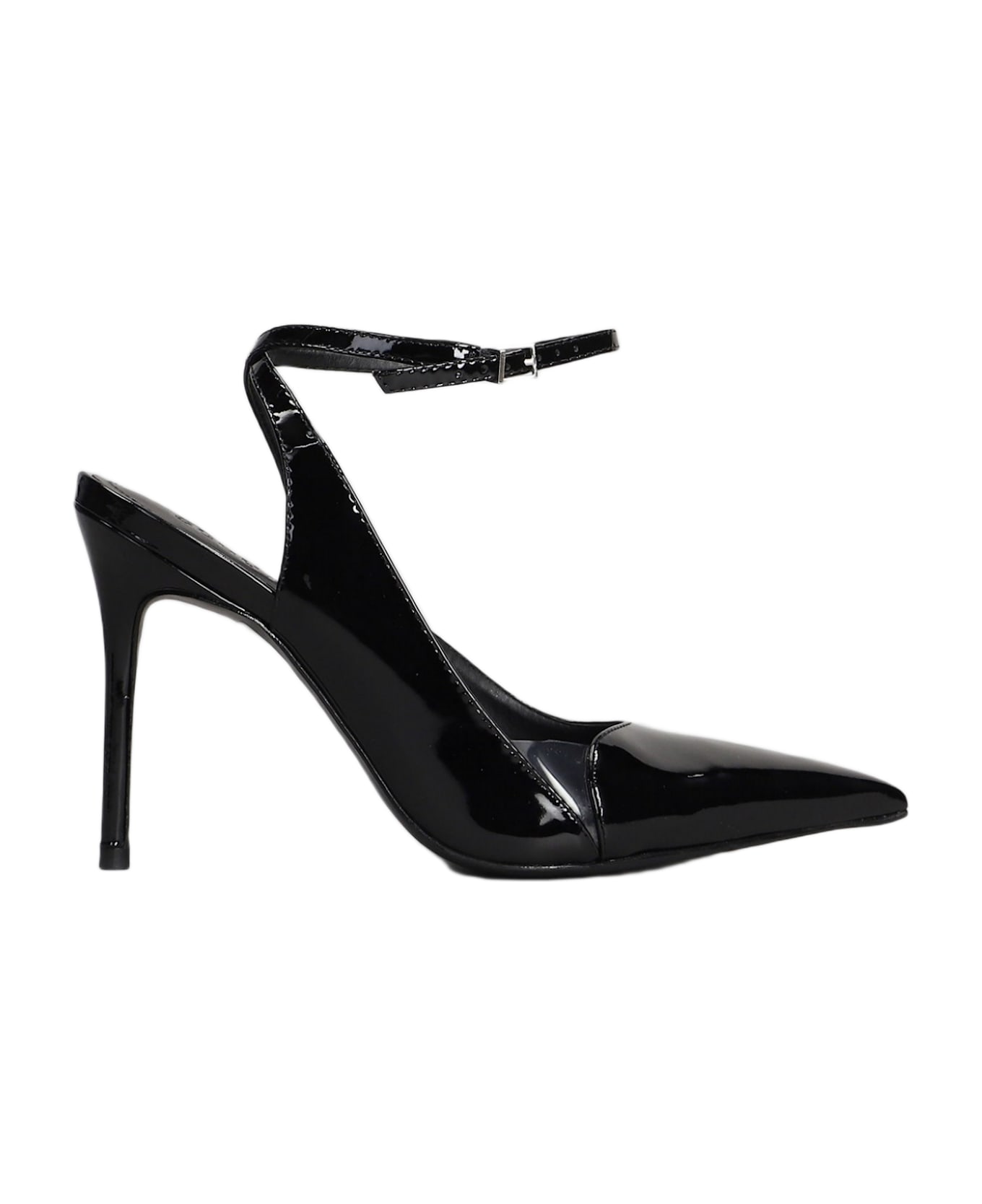 Schutz Pumps In Black Patent Leather - black