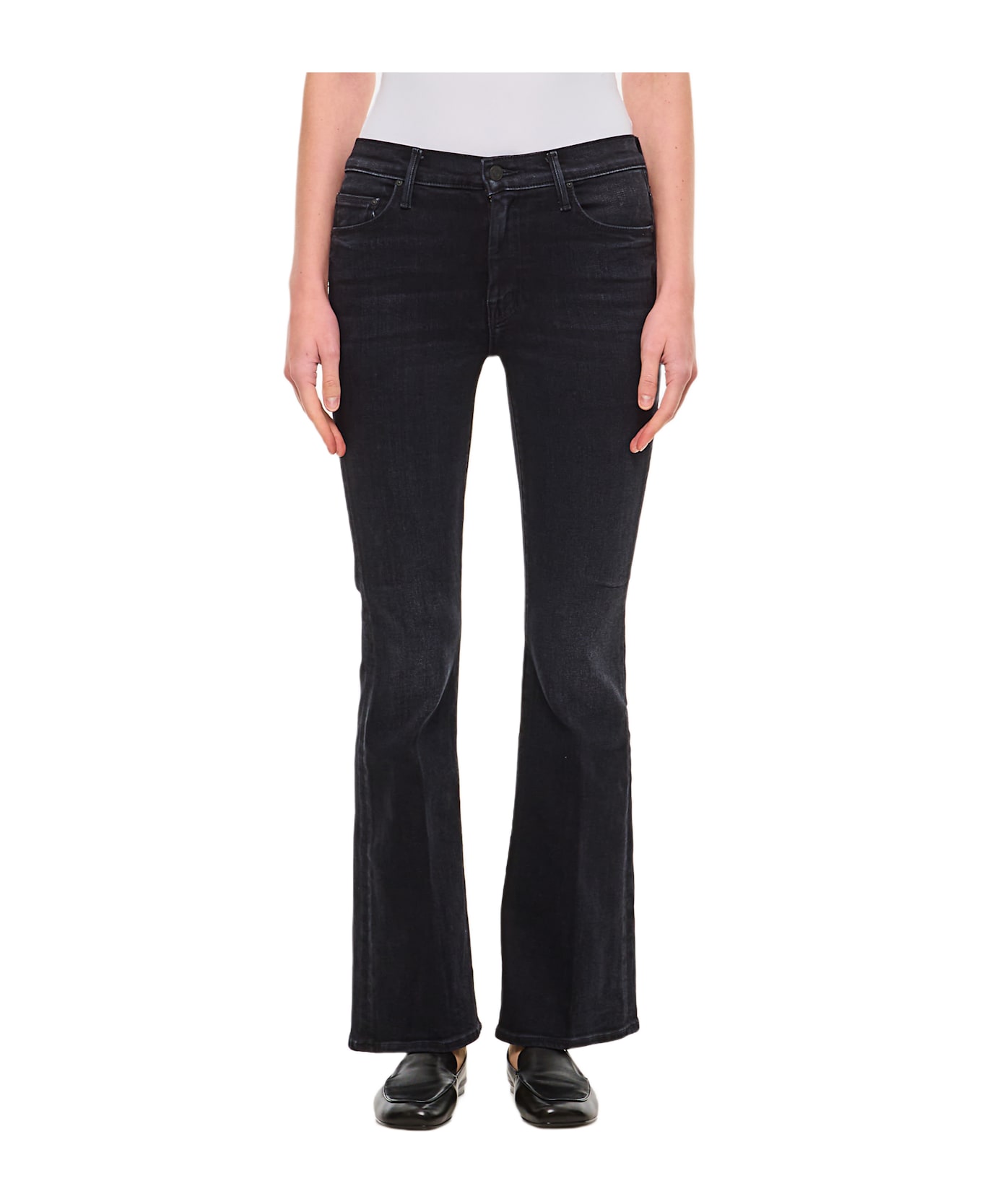 Mother The Weekender Denim - Black