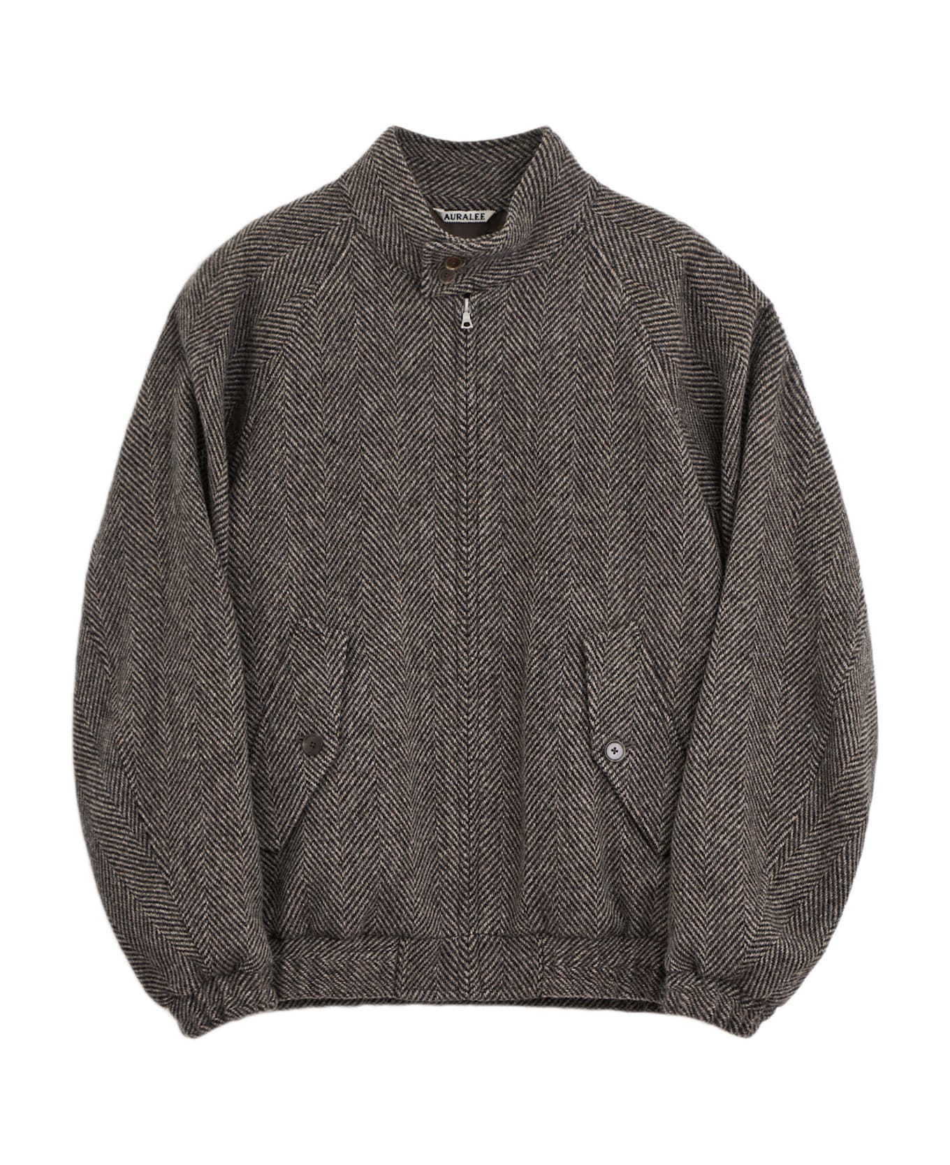 Auralee Tweed Zip Blouson Jacket | italist
