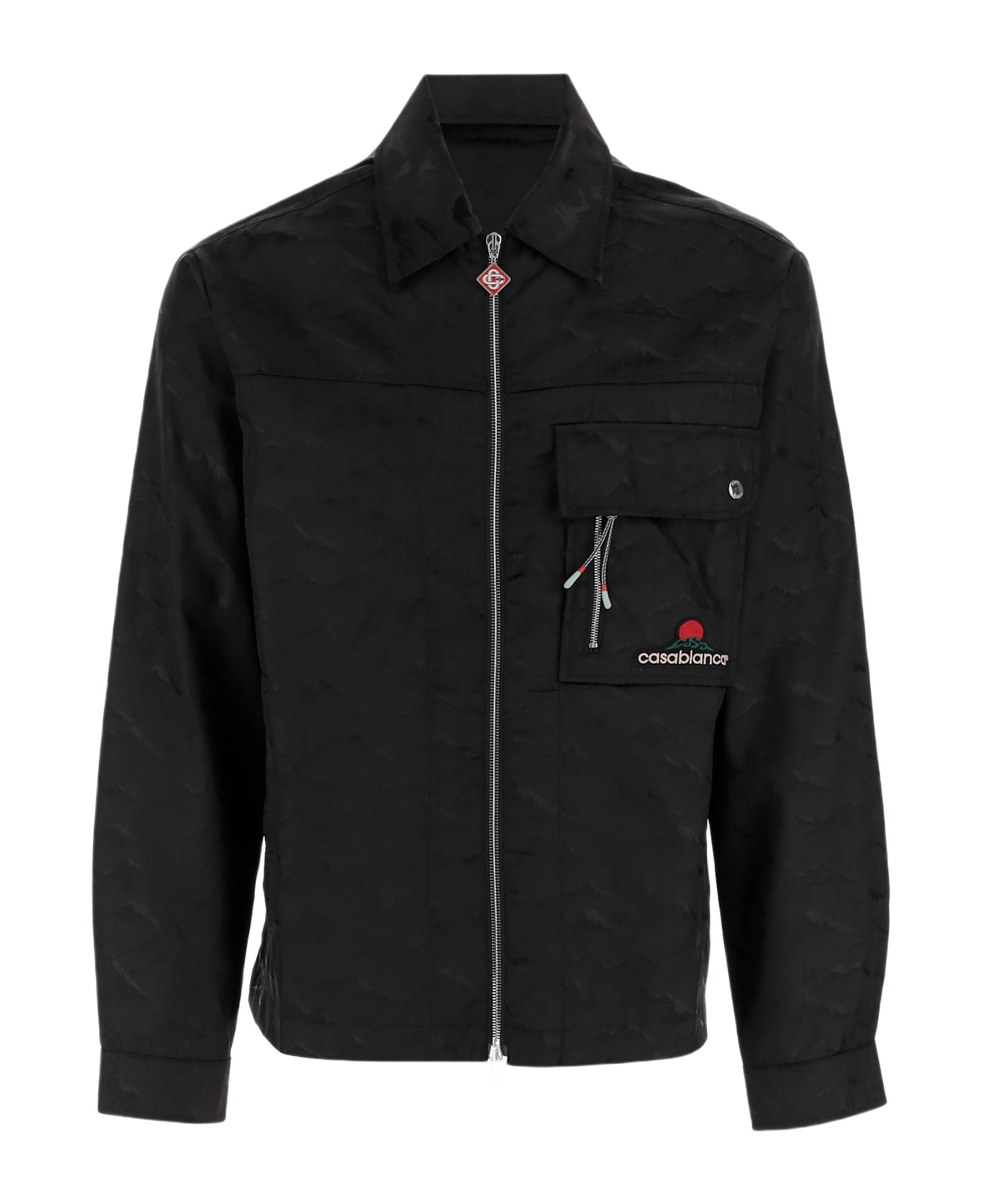 Casablanca Mountain Camo Jacket - Black