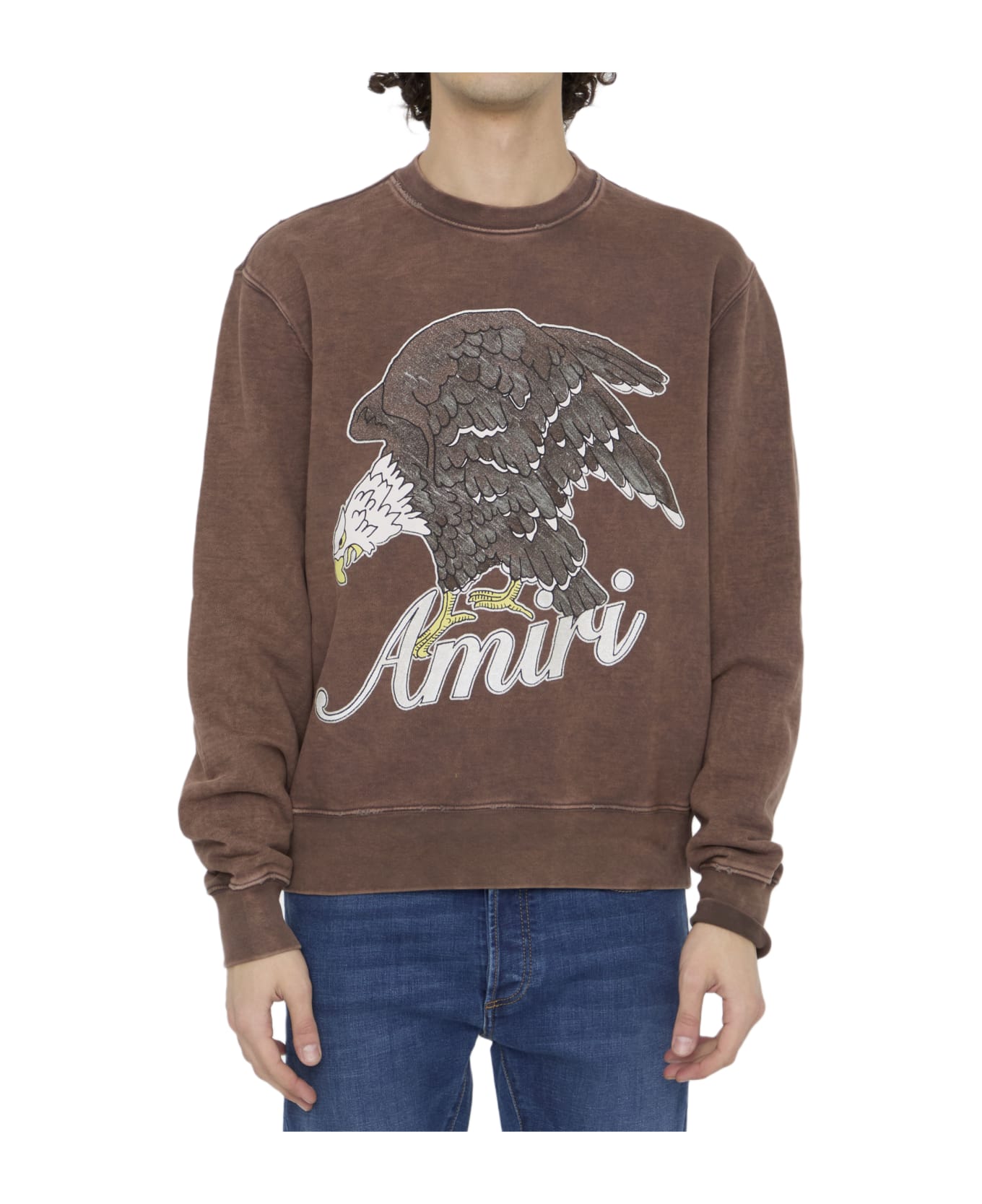 AMIRI Eagle Sweatshirt - BLACK フリース