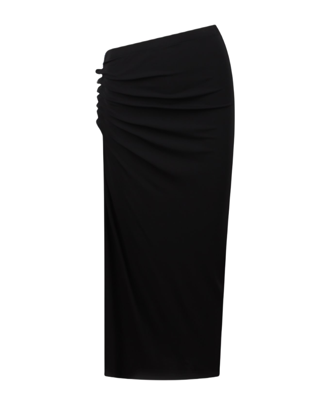 Paco Rabanne Rabanne Ruched Midi Skirt