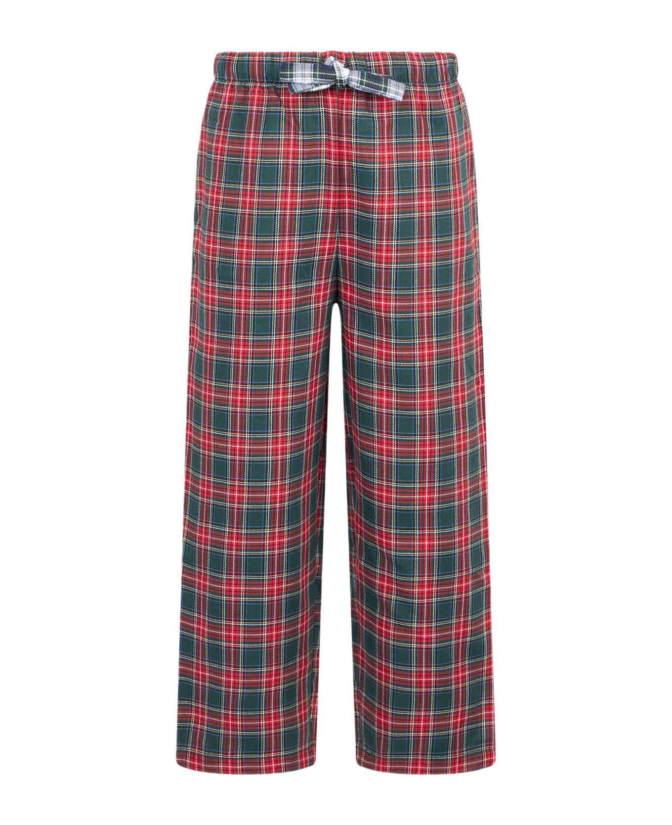 MC2 Saint Barth Kid Pajama Pants With Tartan Print