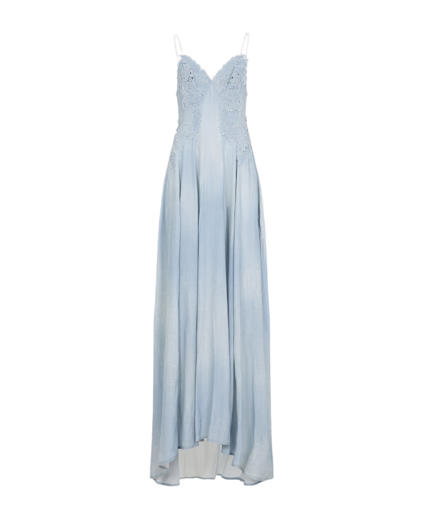 Ermanno Scervino Viscose Long Dress - Denim