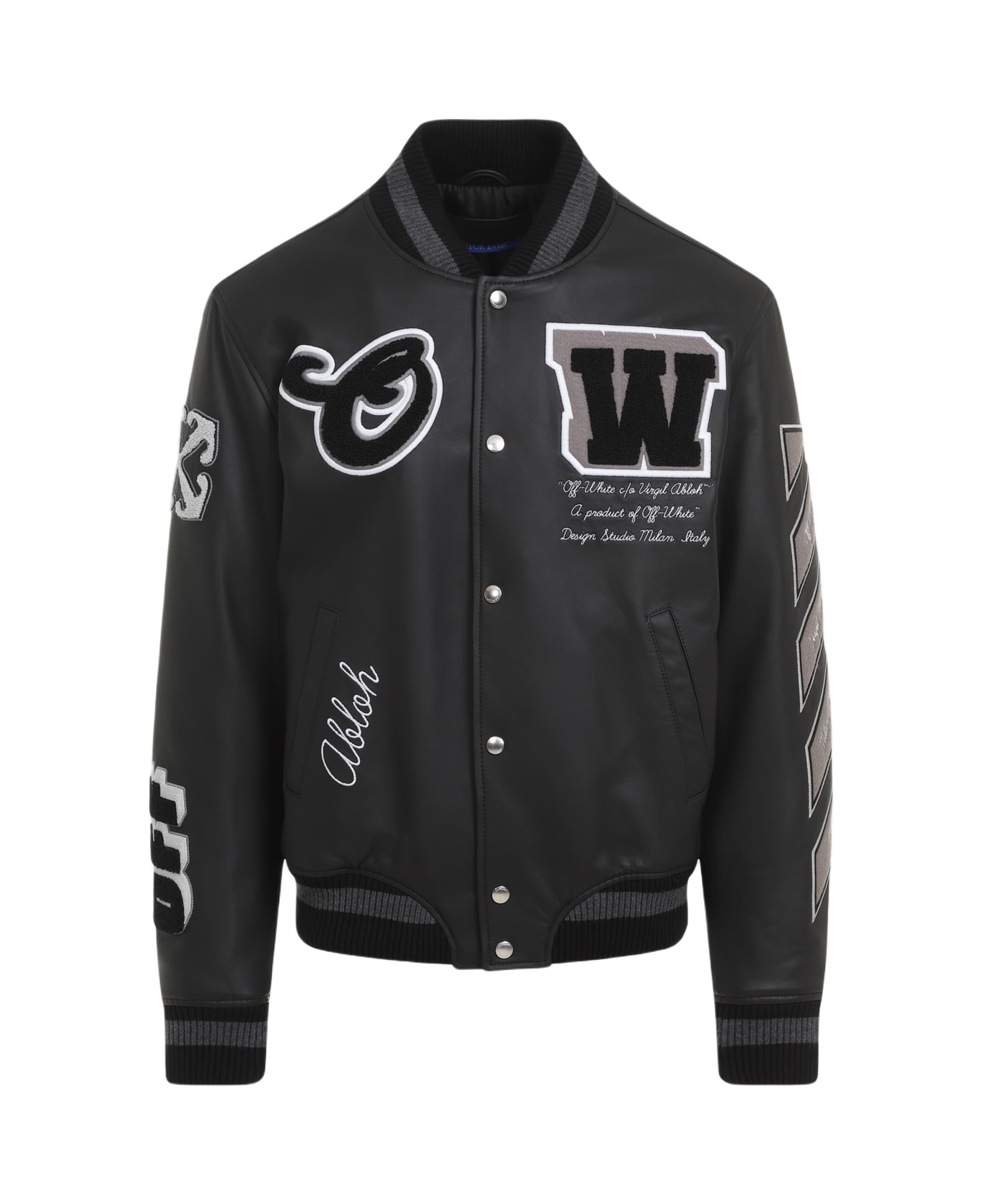 Off White varsity Bomber Jacket italist
