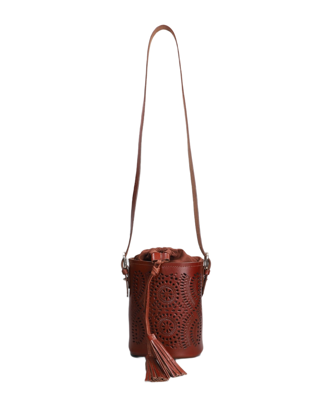 Antik Batik Galy Shoulder Bag In Brown Leather - brown