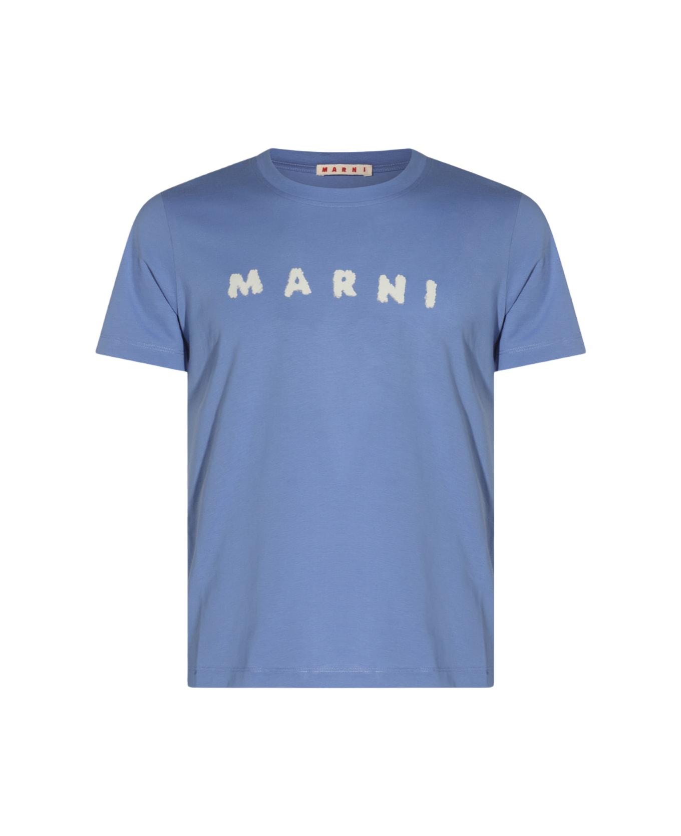 Marni Light Blue Cotton T-shirt - Blue