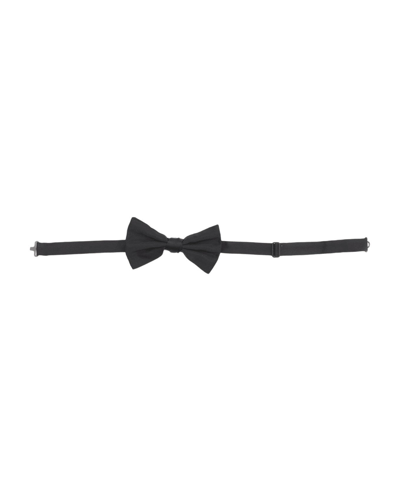 Dolce & Gabbana Silk Bow Tie - BLACK