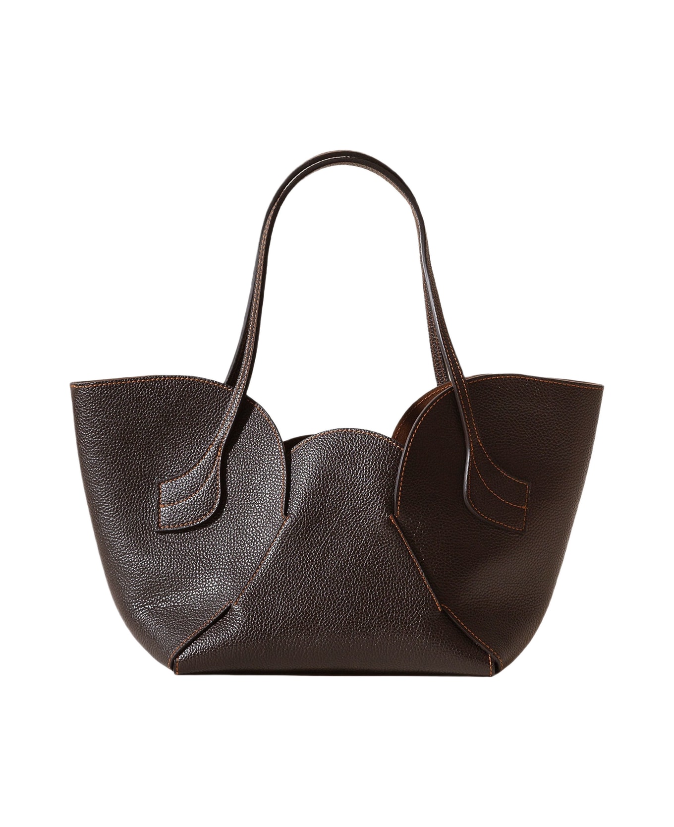 Hereu Small Sepal Bag - Brown