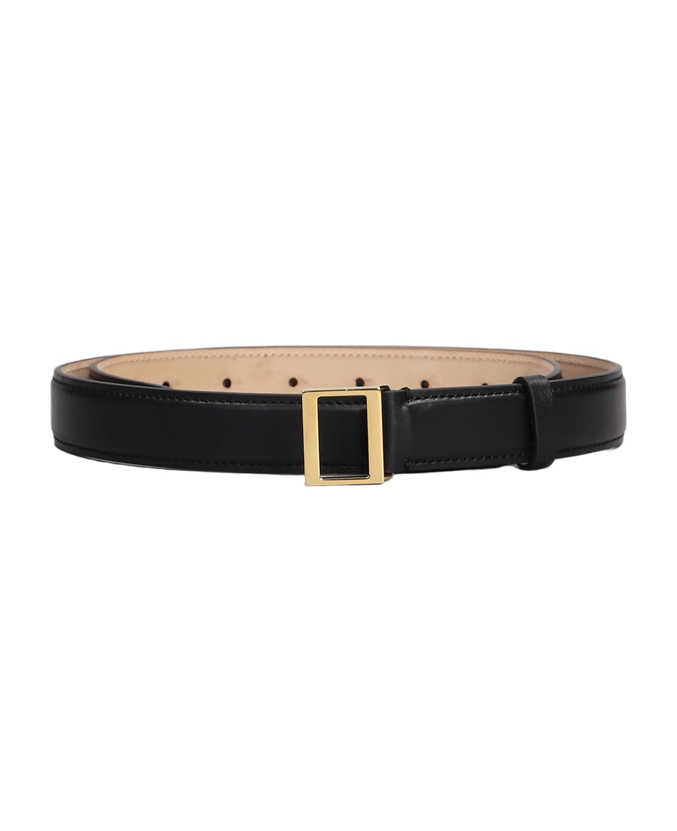 Acne Studios Belts In Black Leather - black