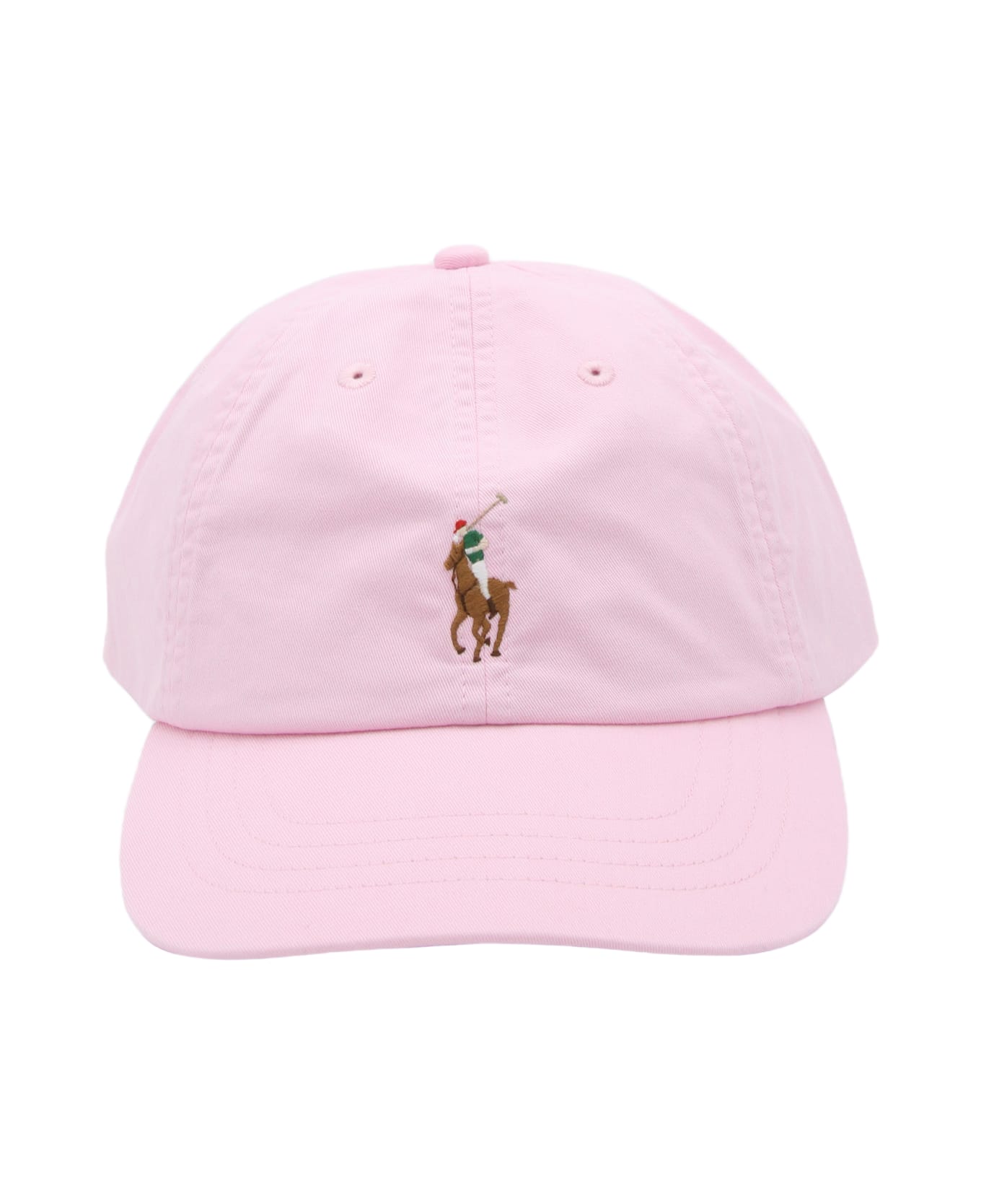 Polo Ralph Lauren Pink Cotton Hat - CARMEL PINK