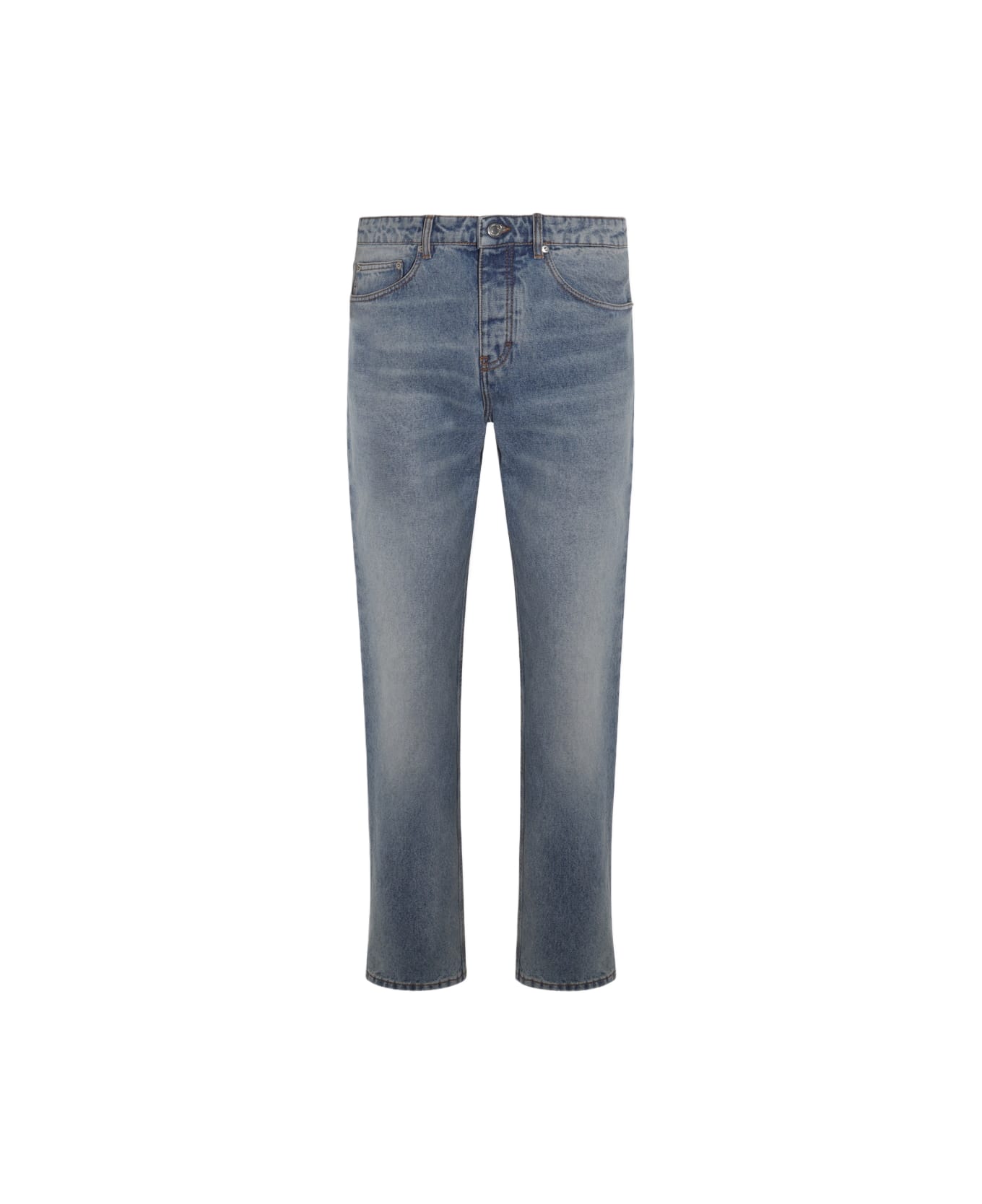 Ami Alexandre Mattiussi Blue Indigo Cotton Denim Jeans - Blue