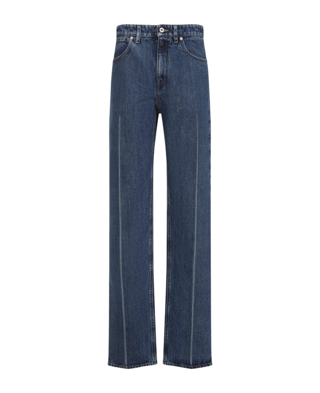 Jil Sander 114 Treated Trousers - Indigo