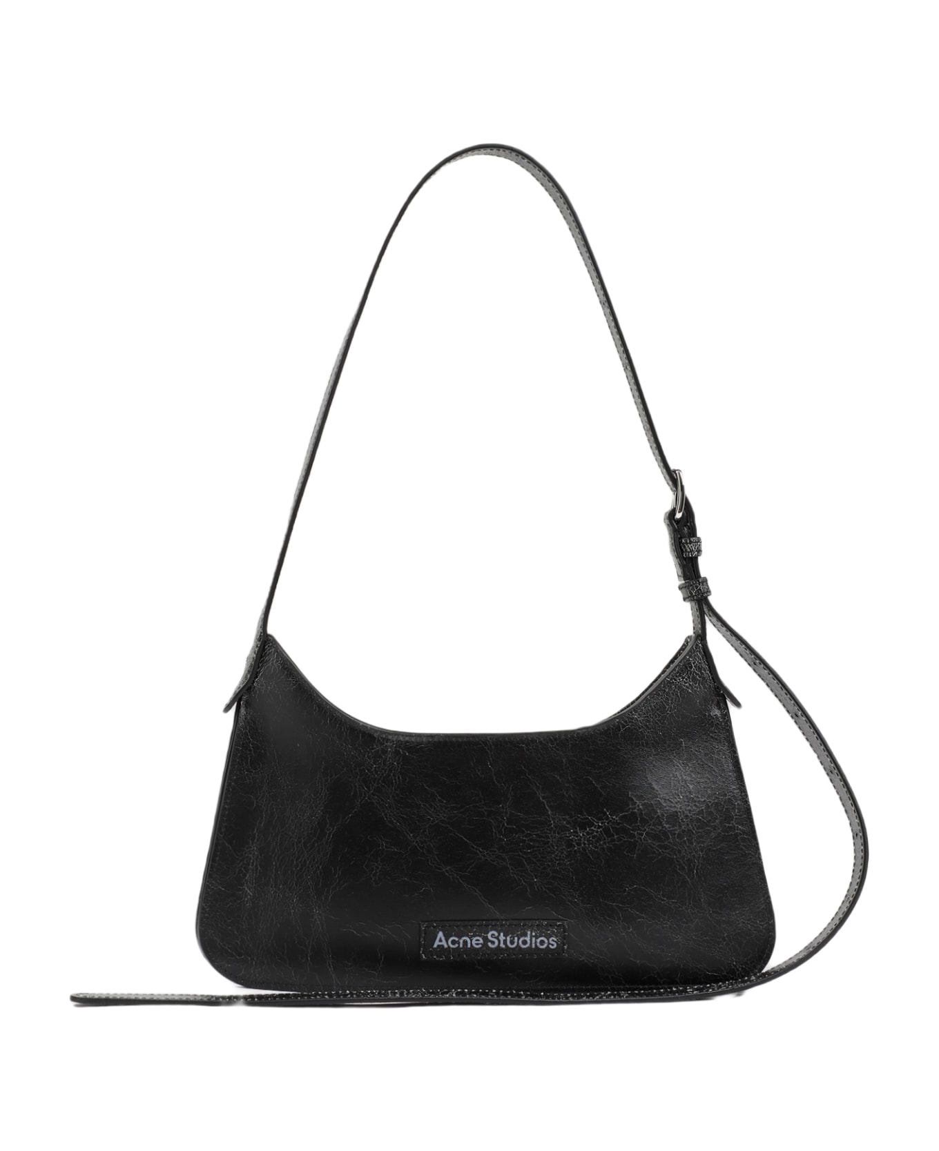 Acne Studios Platt Zip-up Shoulder Bag - Black