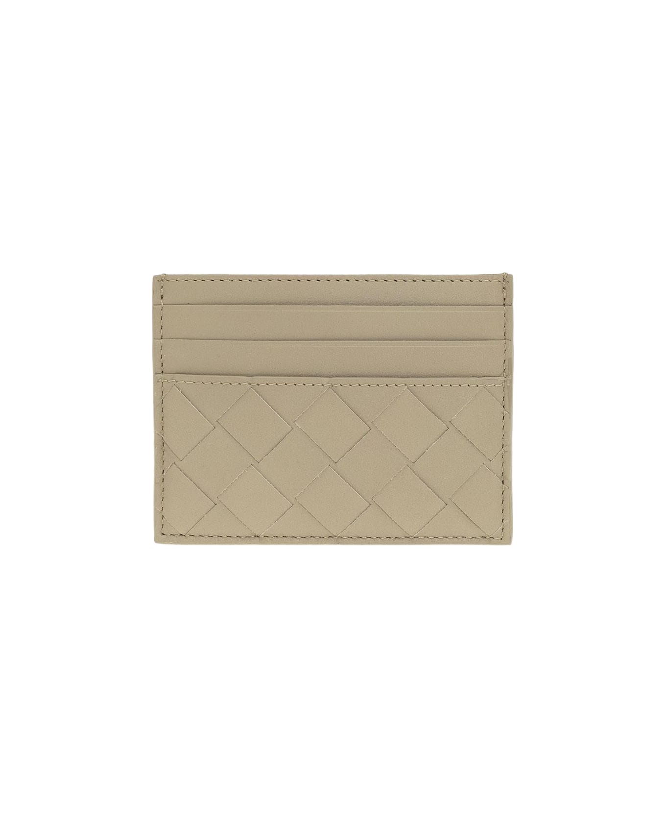 Bottega Veneta Leather Card Case - BEIGE デジタルアクセサリー