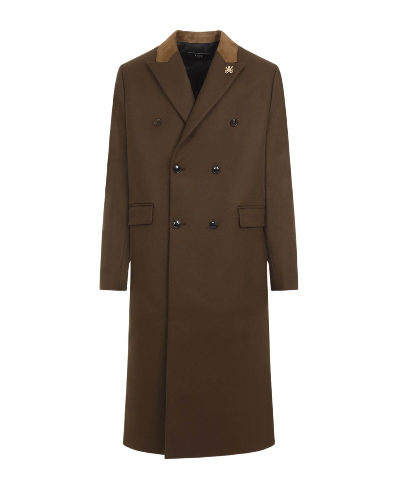 AMIRI Db Overcoat - Dark Brown