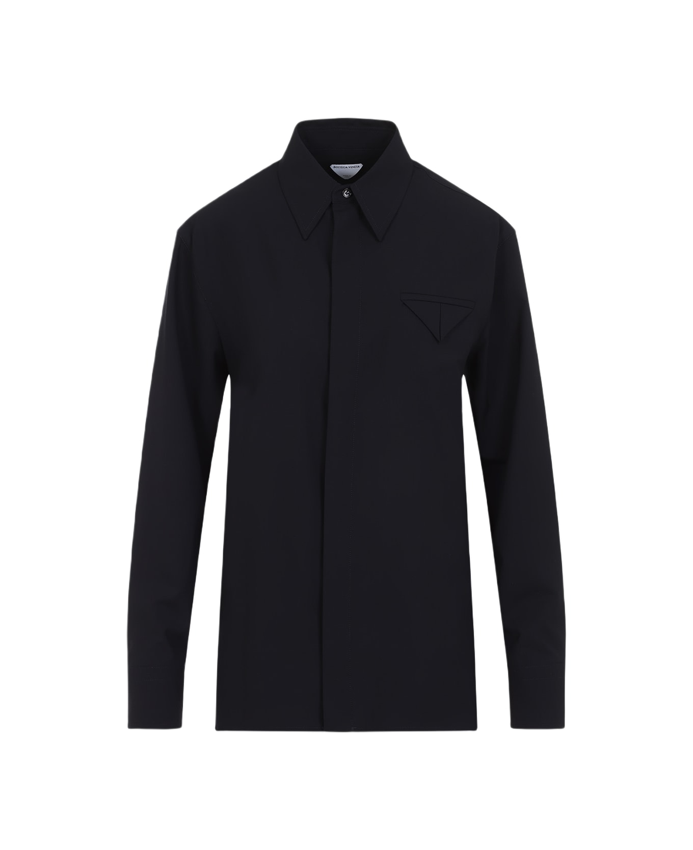 Bottega Veneta Fine Wool Shirt - Midnight Blue