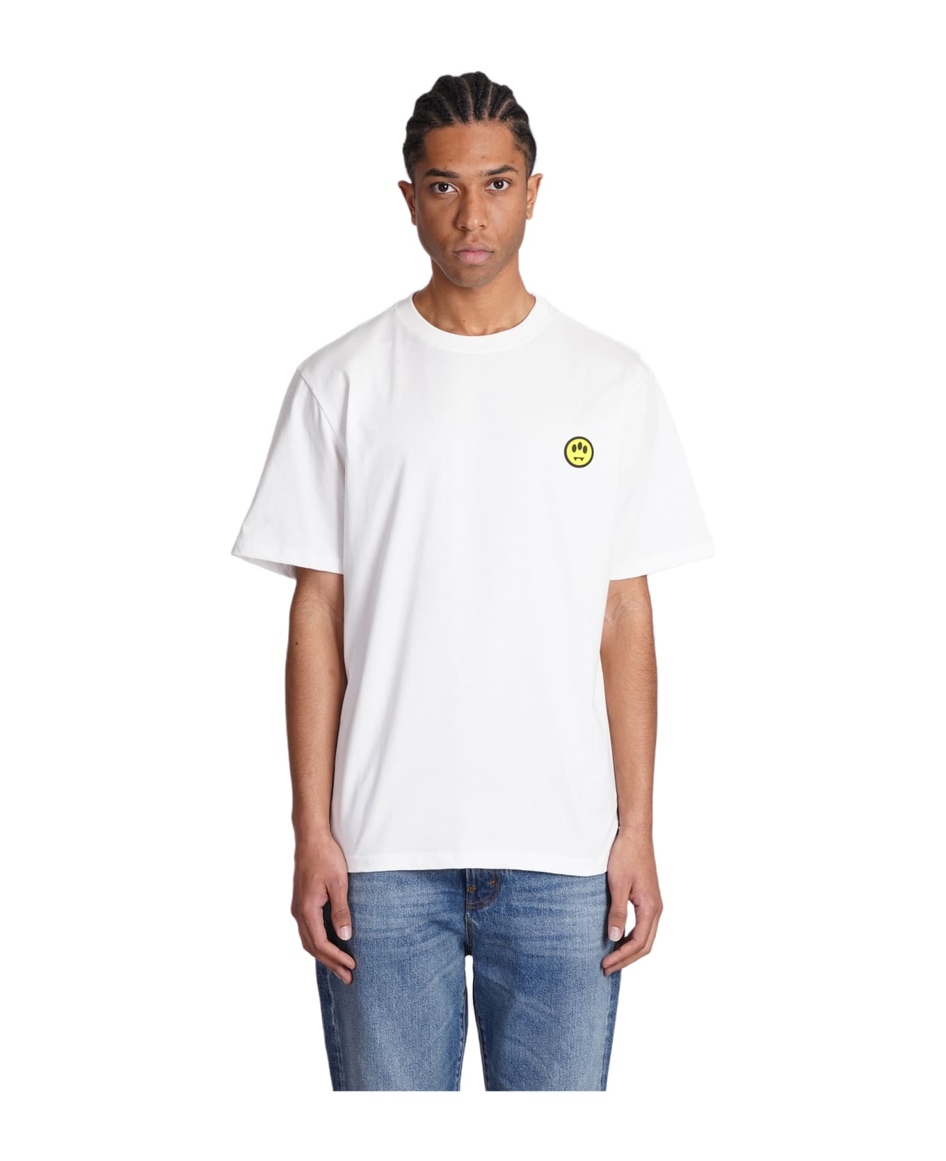 Barrow T-shirt In White Cotton - Off White シャツ