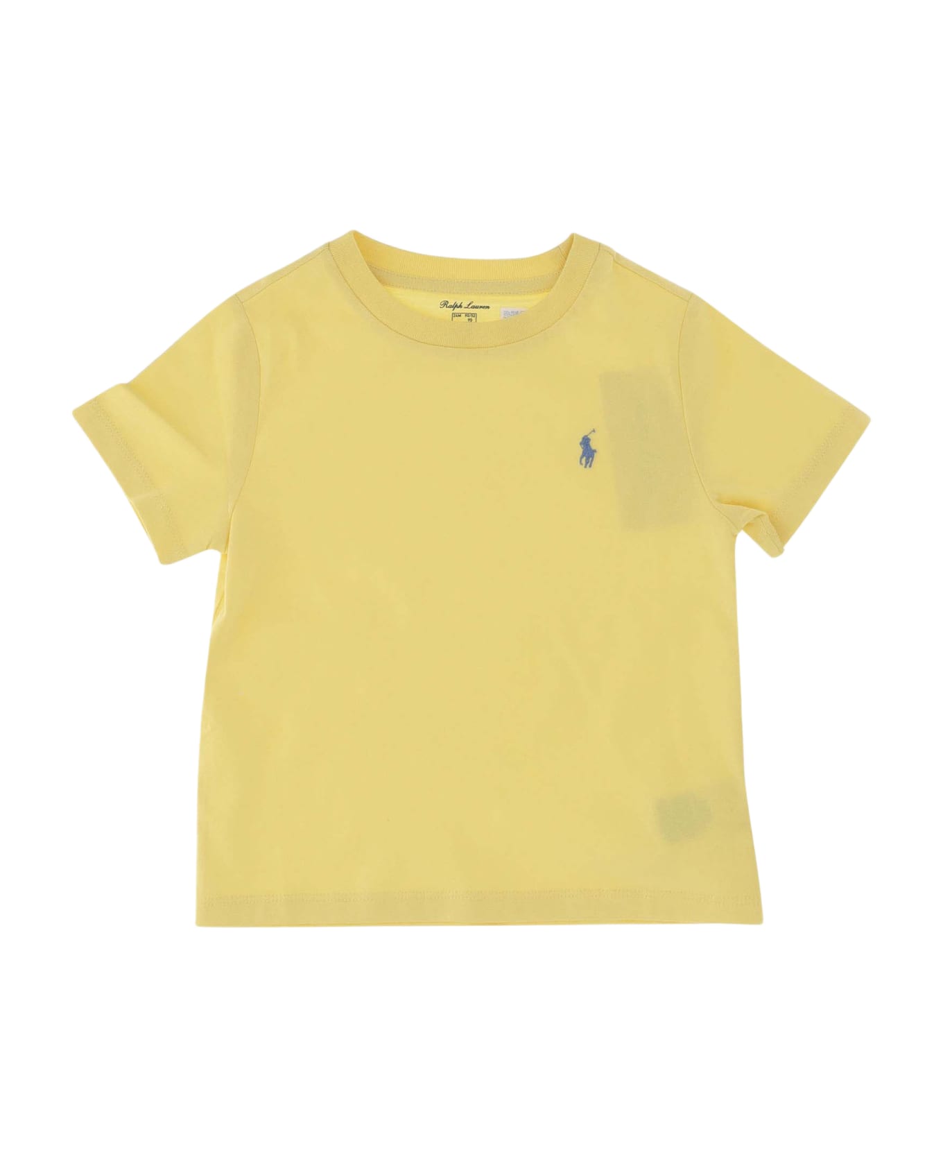 Polo Ralph Lauren Cotton T-shirt With Logo - Yellow Tシャツ＆ポロシャツ