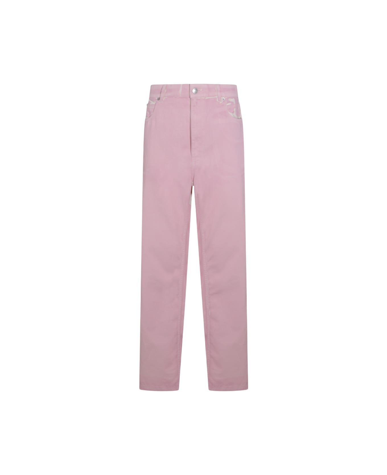 Marni Pink Cotton Jeans - PINK GUMMY