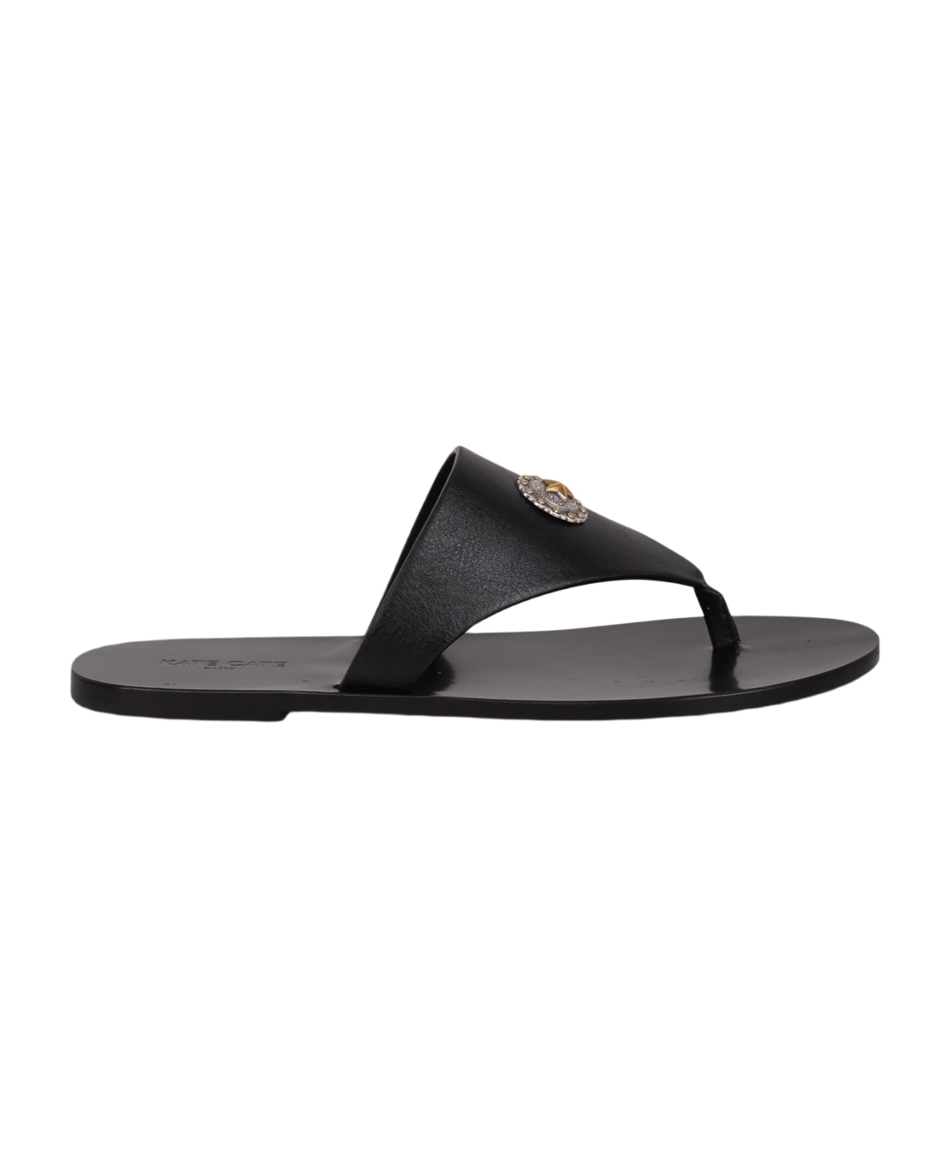Kate Cate Phoebe Leather Flip-flops