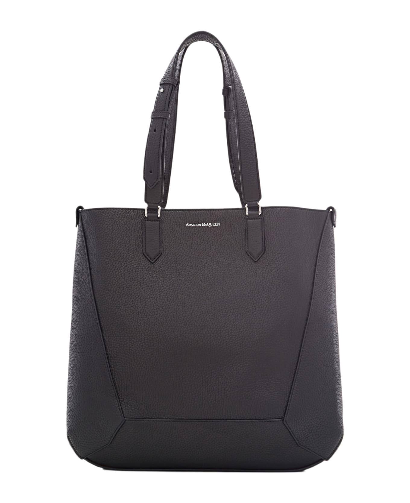 Alexander McQueen The Edge Medium Tote - Black