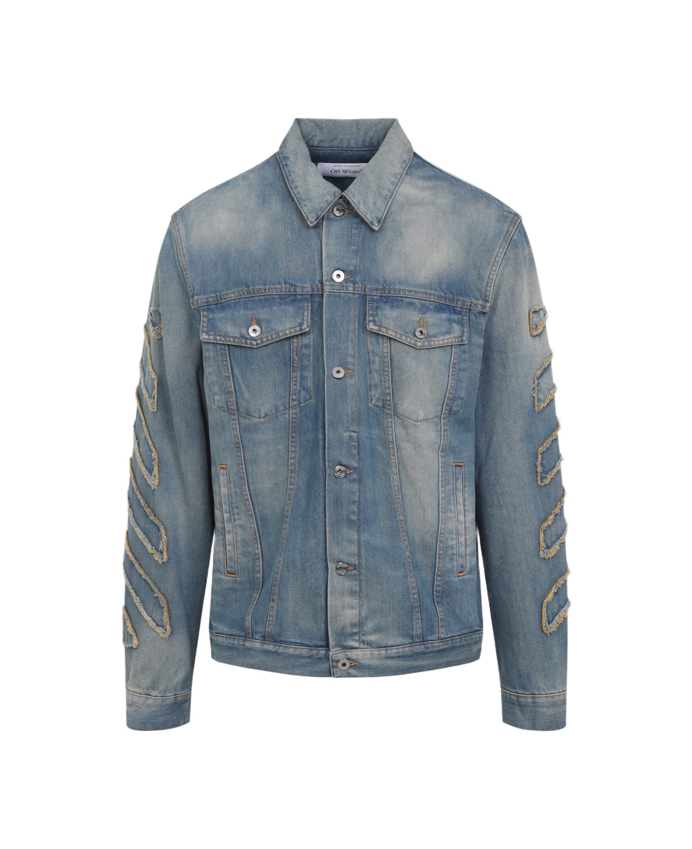 Off-White Patch Skate Jacket - Dirty Blue