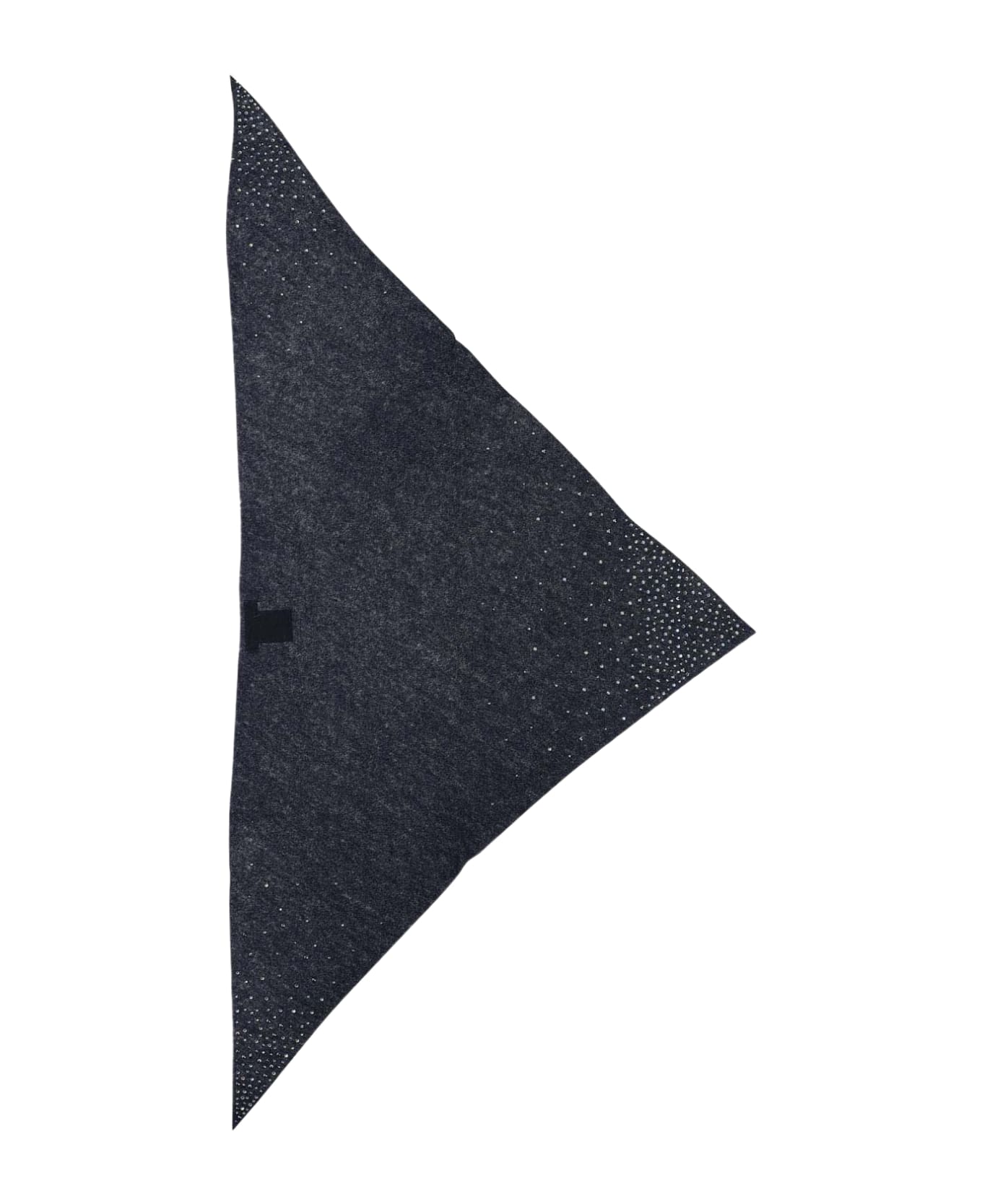 Faliero Sarti Cashmere Scarf With Swarovsky - Blue
