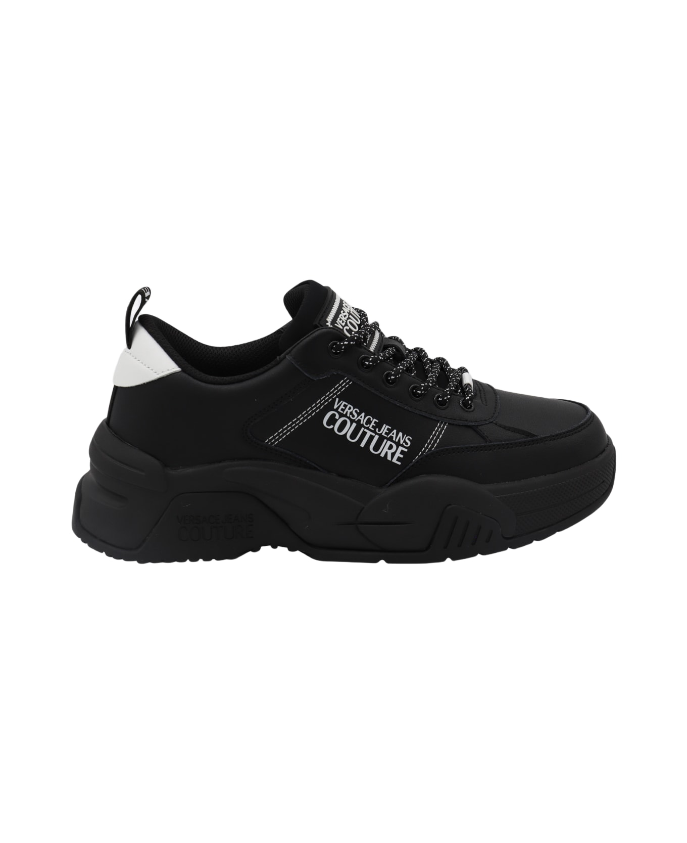 VERSACE ストレトレックトラウサ 10167791A12300 1B000 Versace Jeans Couture Black Sneakers | italist