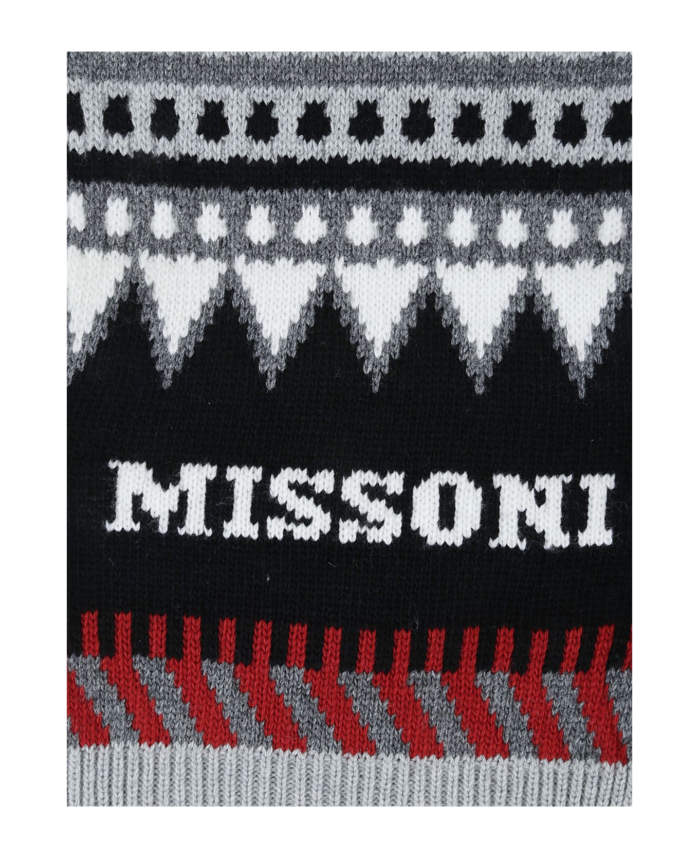Missoni Scarf - Black Grey スカーフ