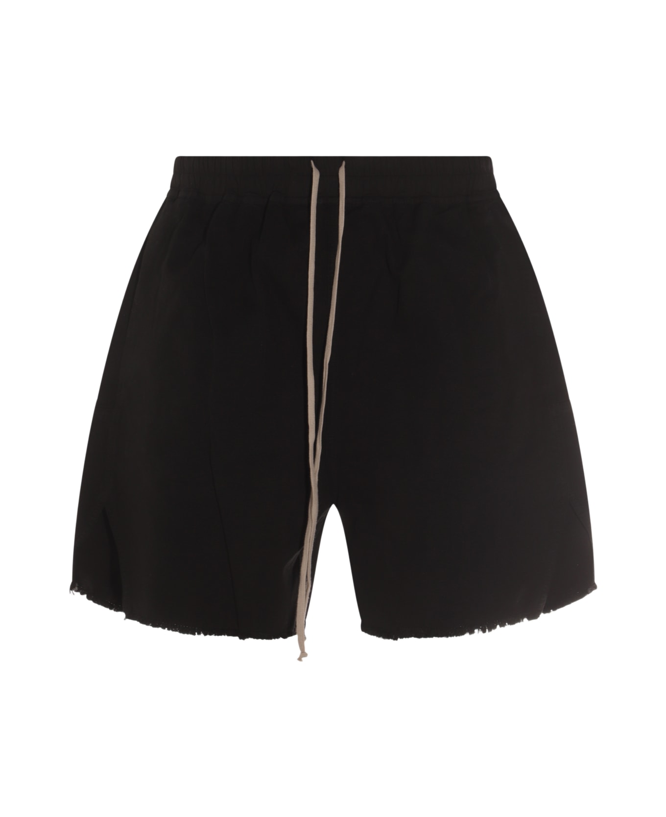 DRKSHDW Black Cotton Shorts - BLACK