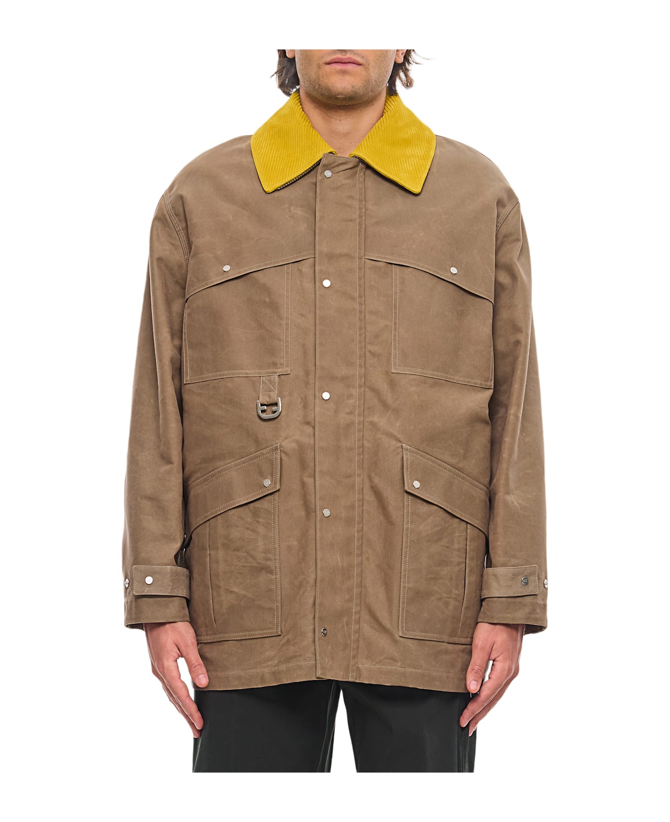 Fendi Blouson Oiled Reps Cotton - Castoro