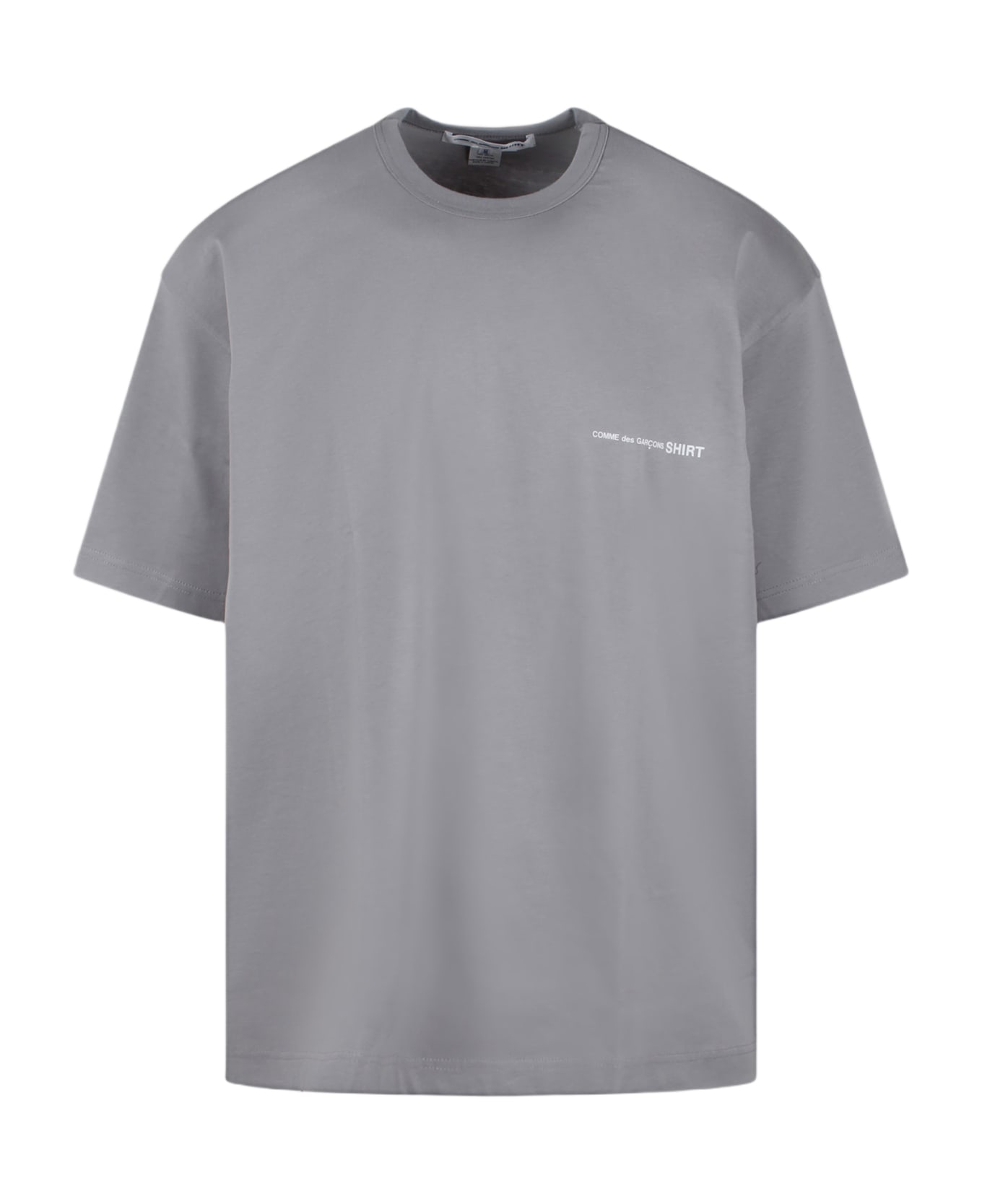 Comme des Garçons Shirt Jersey Cotton Basic T-shirt - Grey