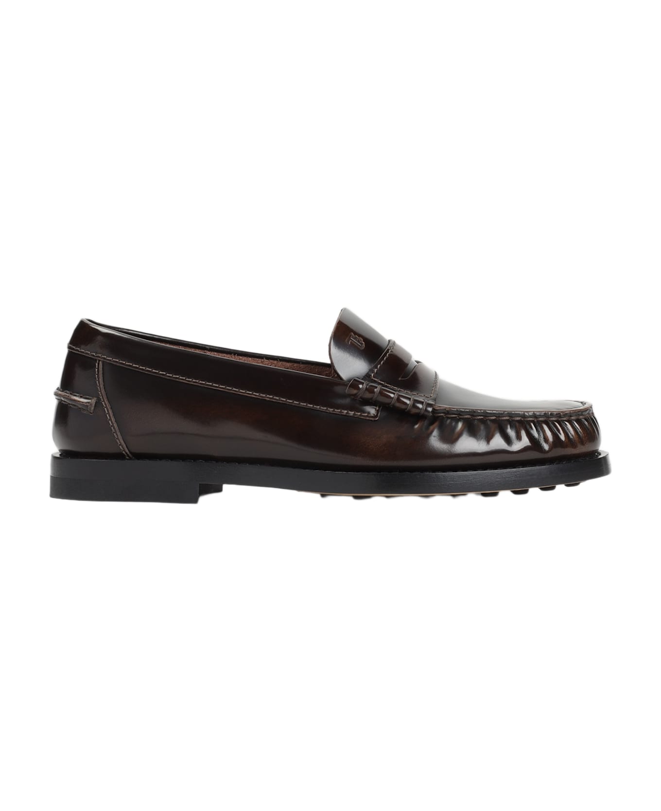 Tod
s Tod S Calf Leather Loafers - Tortora Chiaro